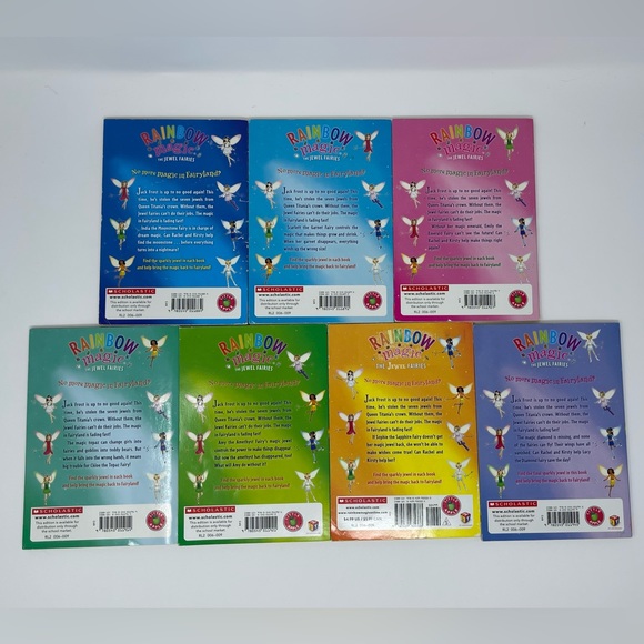 RAINBOW MAGIC FAIRIES: JEWEL FAIRIES: Books 1-7 Set/Lot (Daisy Meadows) - Picture 2 of 4